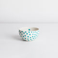 coconut Small - white/turquoise/ dot
