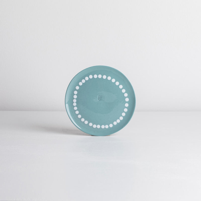 12 cm *mini* plate - forest/white/necklace