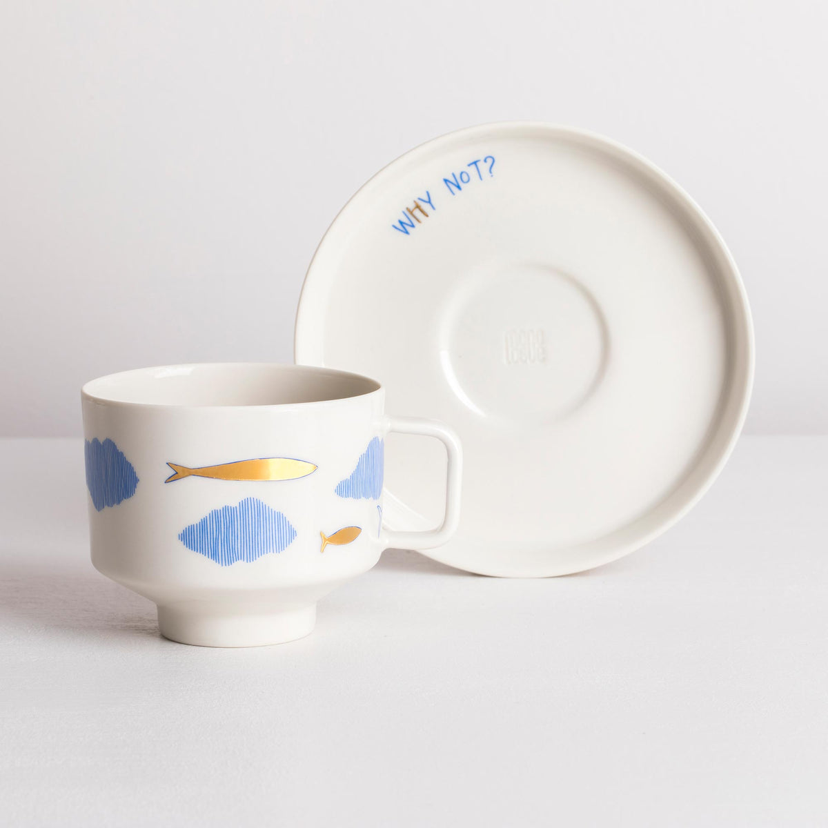 Jupiter - where chaos rests - white / navy blue / gold