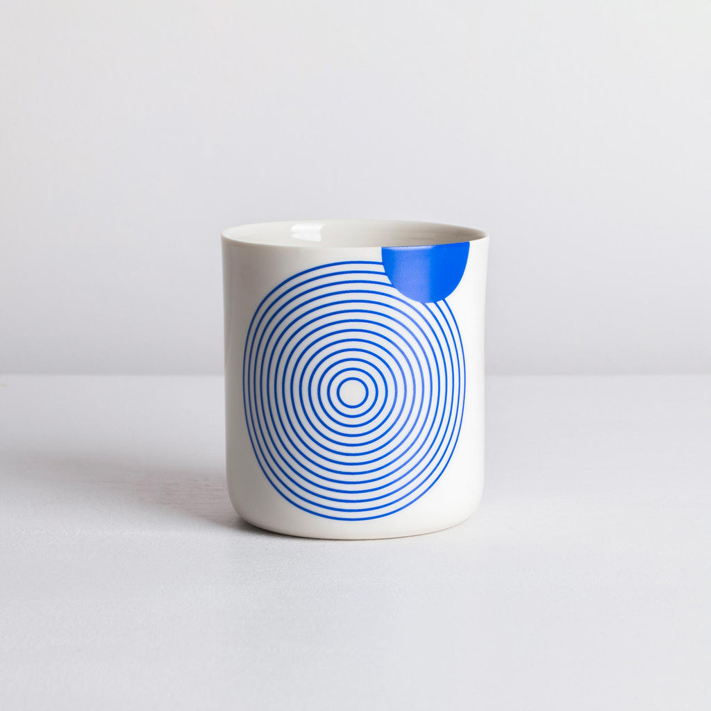 classic L - Deborah – white / navy blue