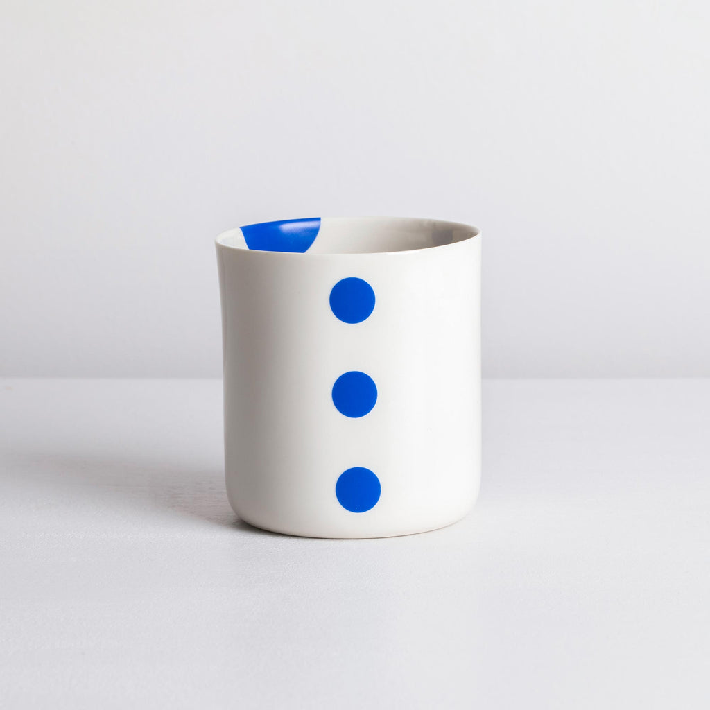 classic L - Deborah – white / navy blue