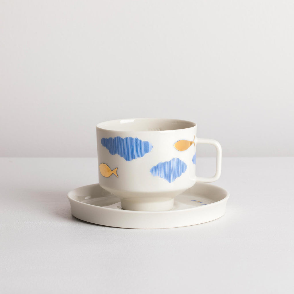 Jupiter - where chaos rests - white / navy blue / gold