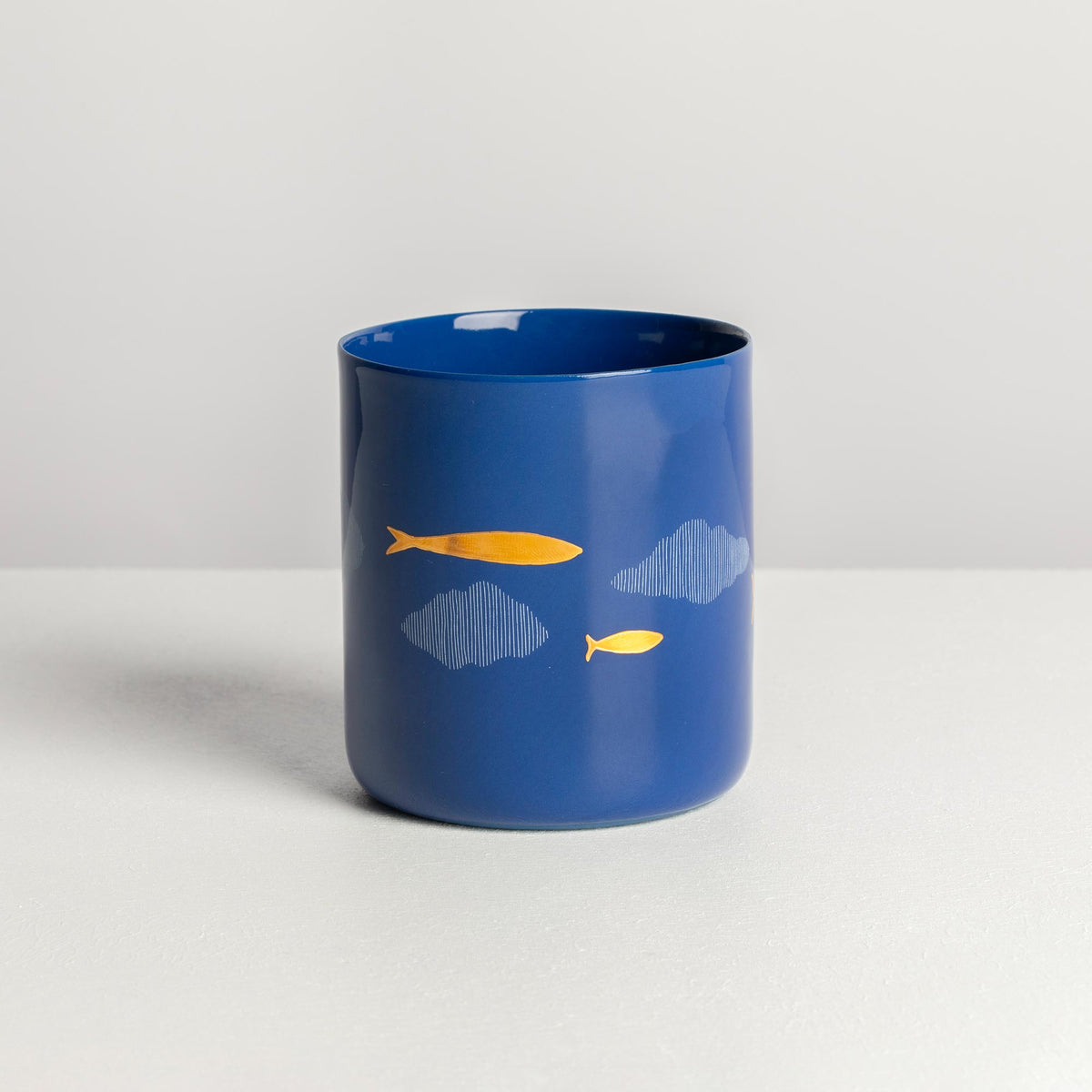 classic L - where chaos rests – indigo / white / gold