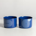 2'li set Classic M - Deborah & Gary - indigo/white