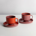 2'li Jupiter set - dusty rose/scarlet