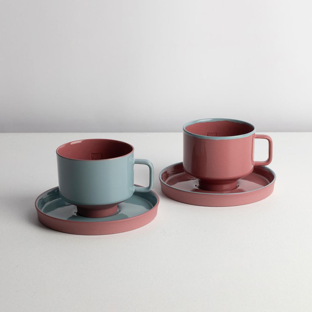 2'li Jupiter set - dusty rose/lagoon