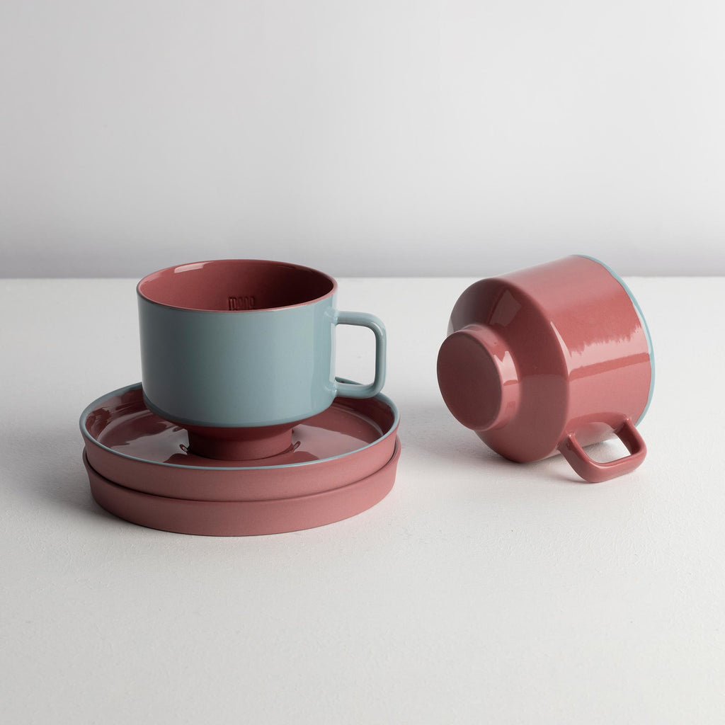 2'li Jupiter set - dusty rose/lagoon