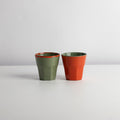 2'li set *mini* old but new - olive/scarlet