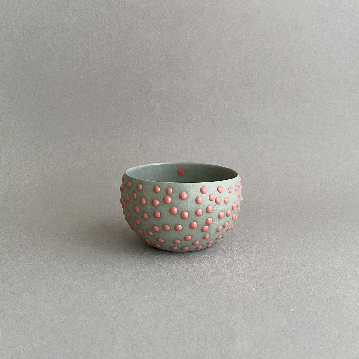coconut Small - grey/pink-dot