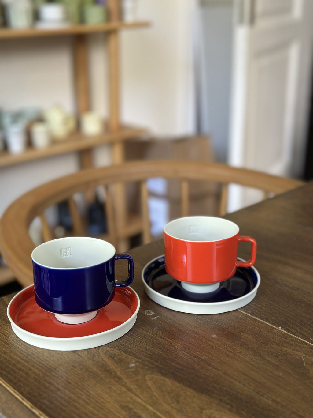2'li Jupiter set - white/scarlet - white/navy blue