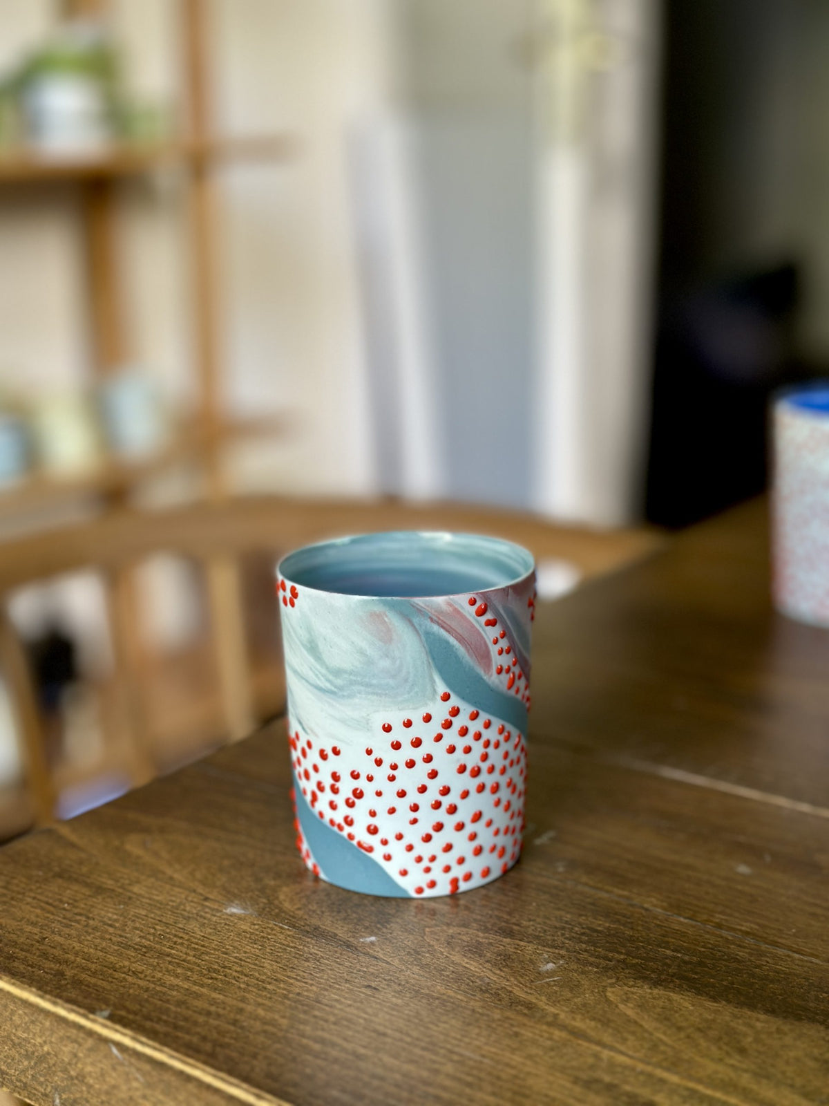 rovina - forest/dusty rose/white/scarlet dots - monologue x octone objects