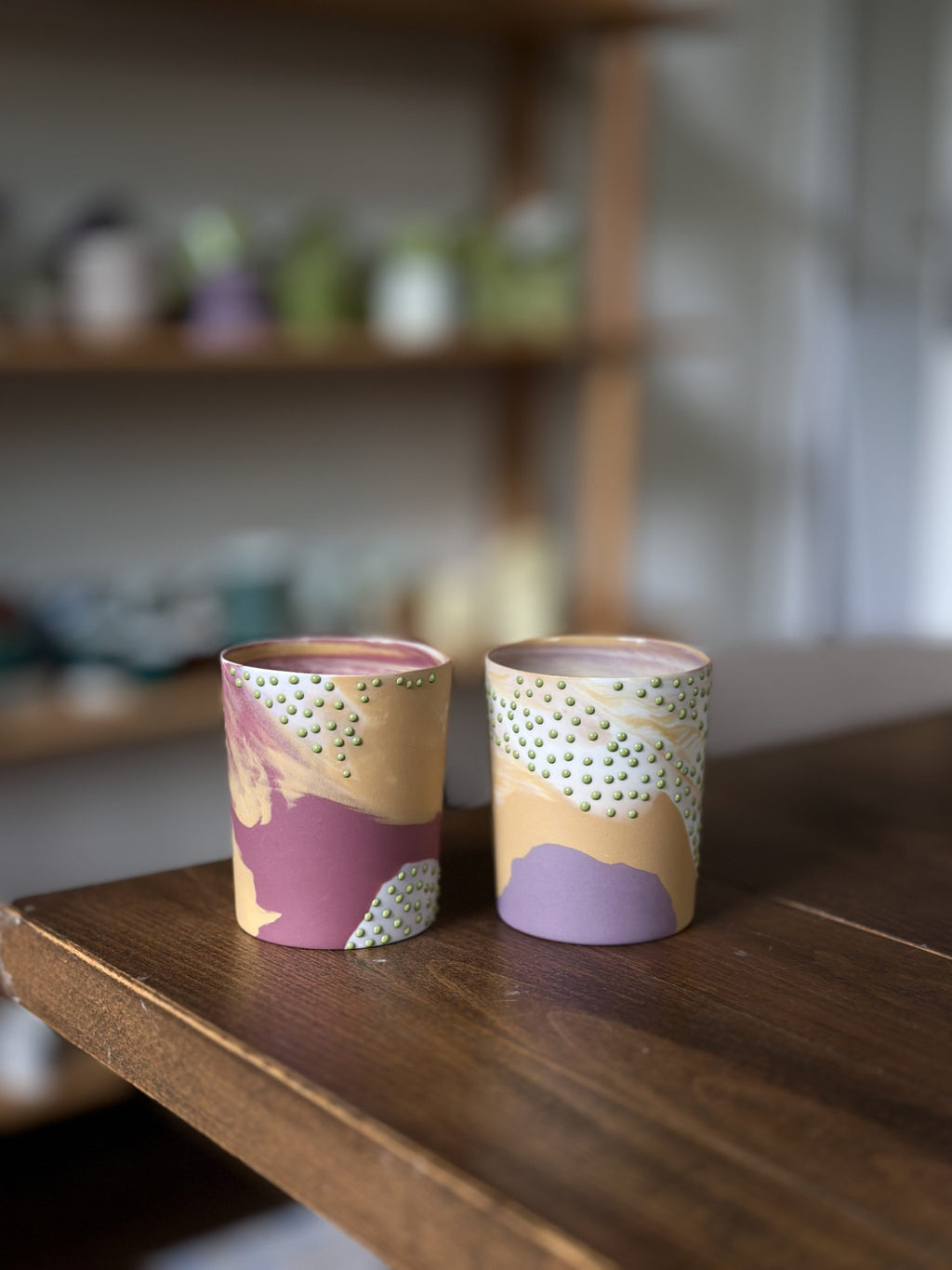 rovina - giraffe/porfir/white/pistachio dots - monologue x octone objects