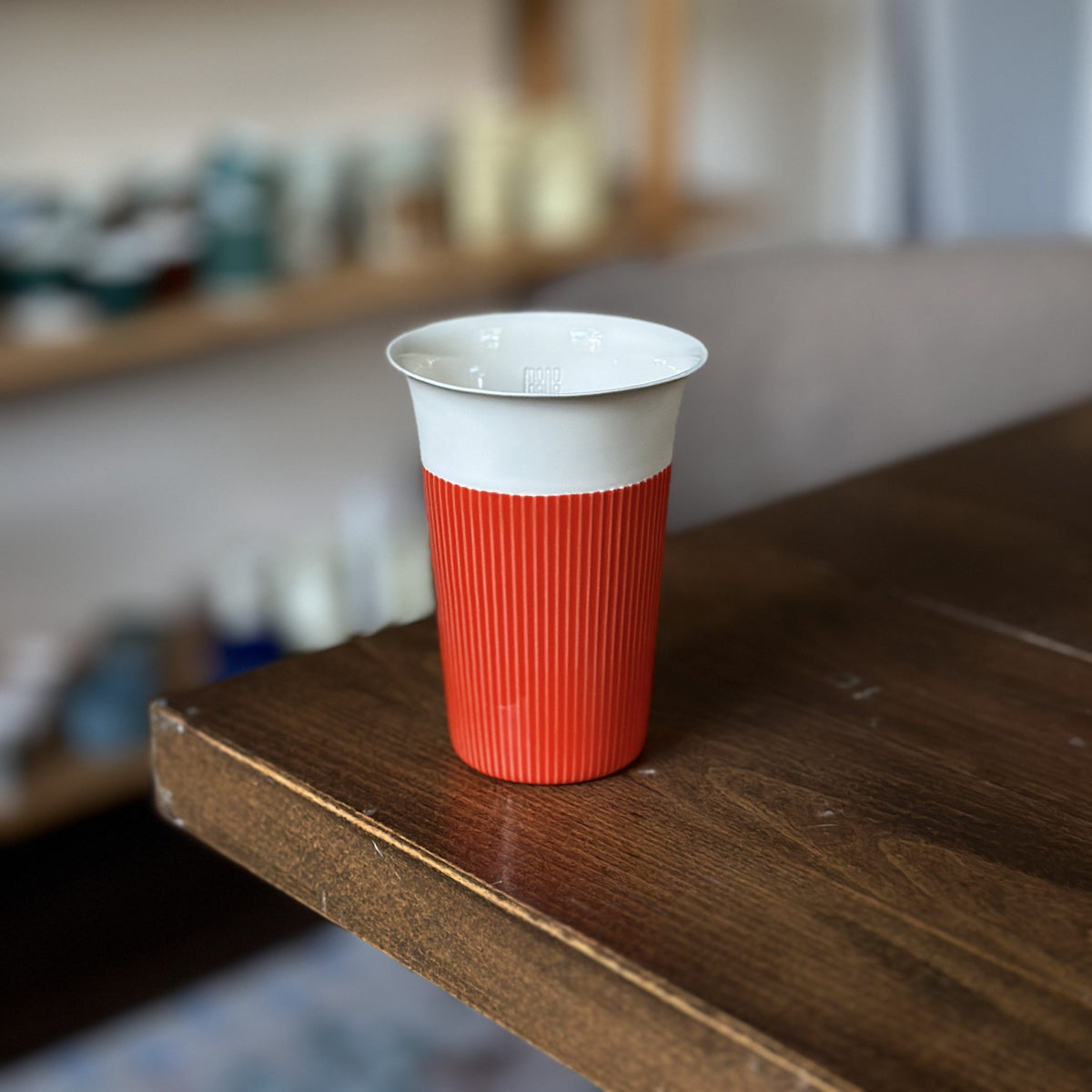 muffin GALA - white/scarlet