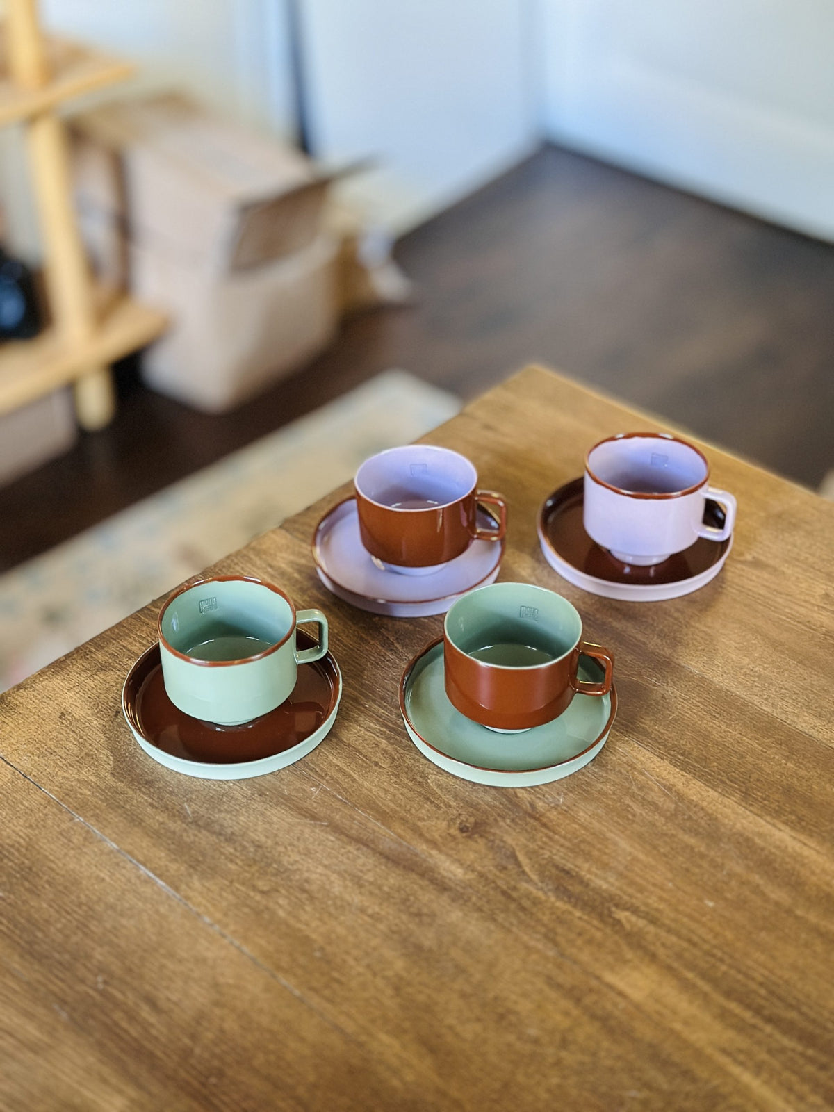 2'li Jupiter set - porfir/pecan - olive/pecan