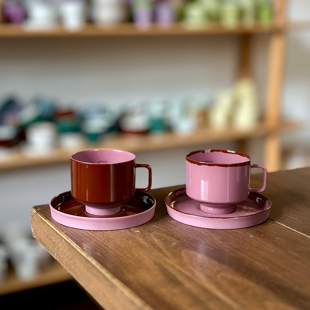 2'li set Jupiter - dusty rose/pecan