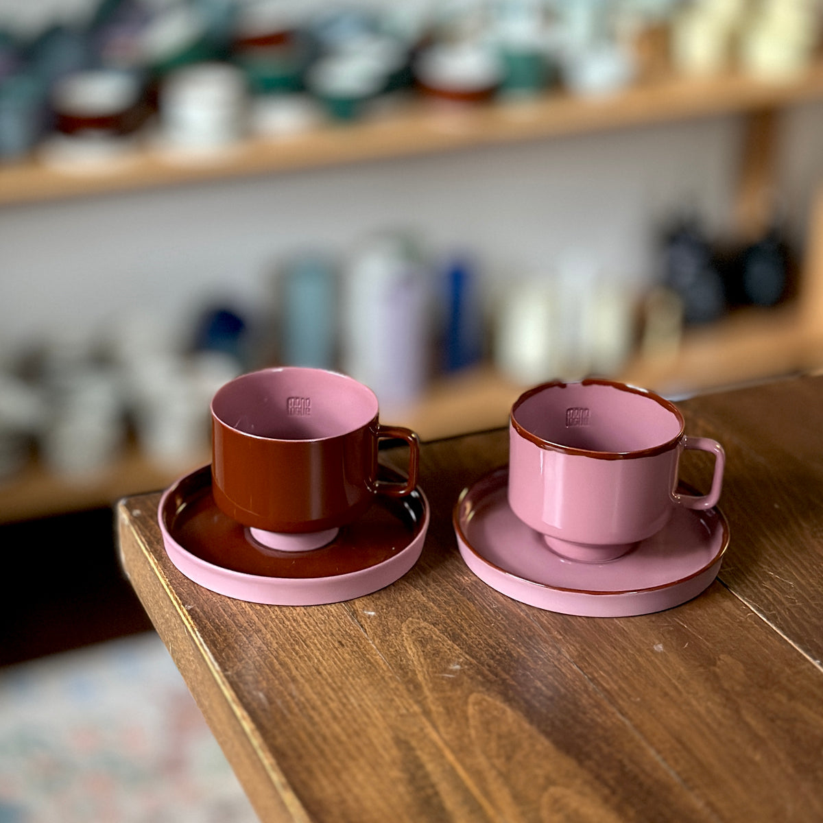 2'li set Jupiter - dusty rose/pecan