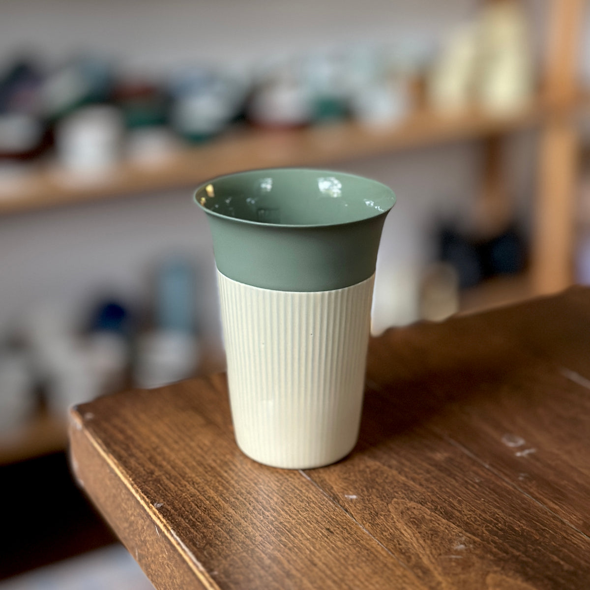 muffin GALA - olive/cream