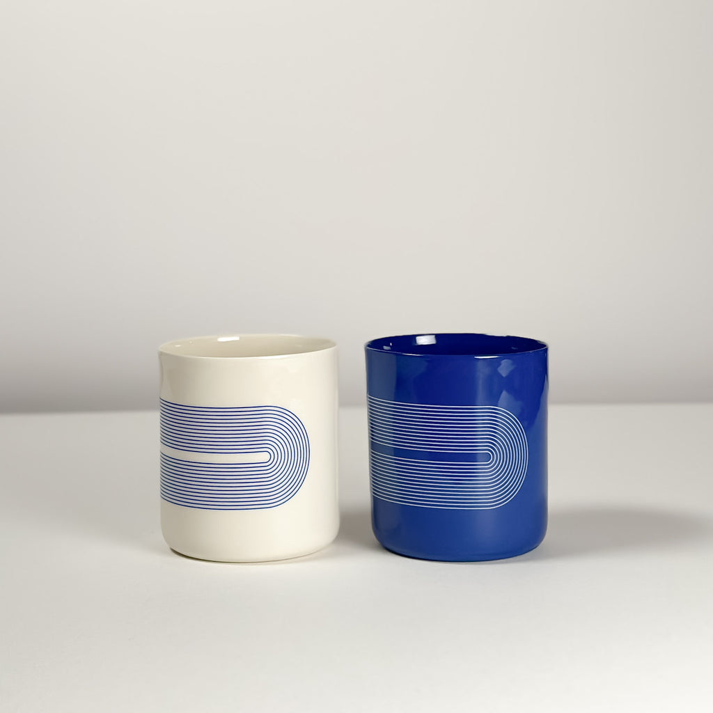 2'li set Classic L - Gary - white/navy blue - indigo/white