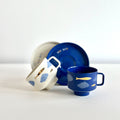 2'li Jupiter set - where chaos rests – white/navy blue/gold - indigo/white/gold