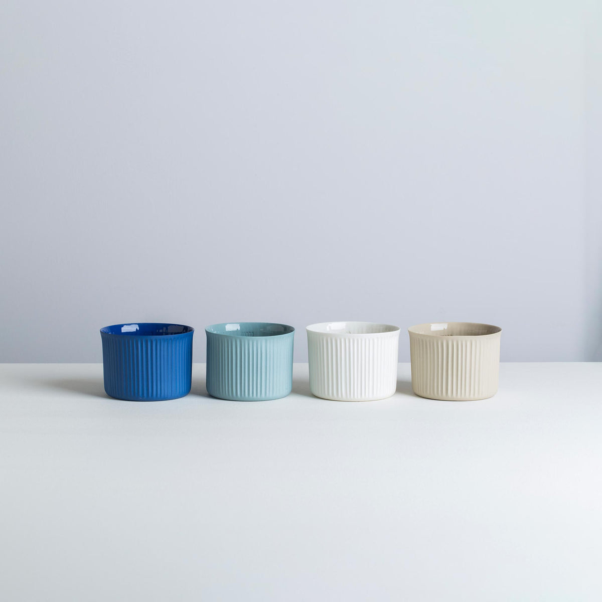 4'lü set muffin M - indigo - forest - white - beige