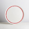 27 cm plate - white/carmen - necklace