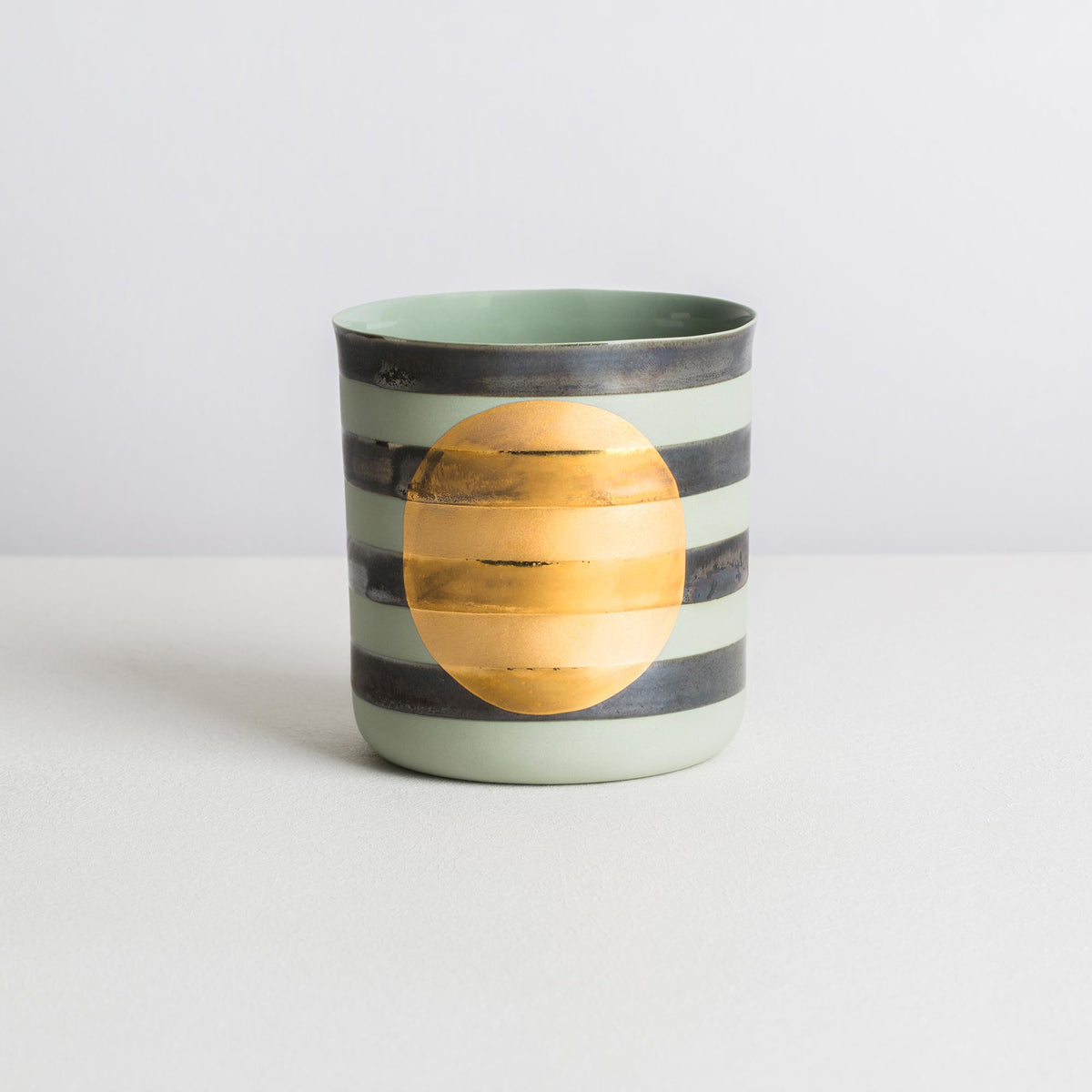 classic L - sage/black pearl/gold - horizontal