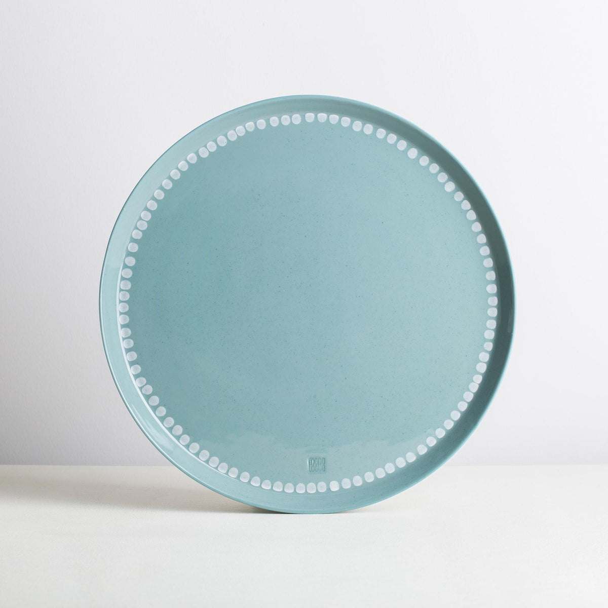27 cm plate - forest/white - necklace