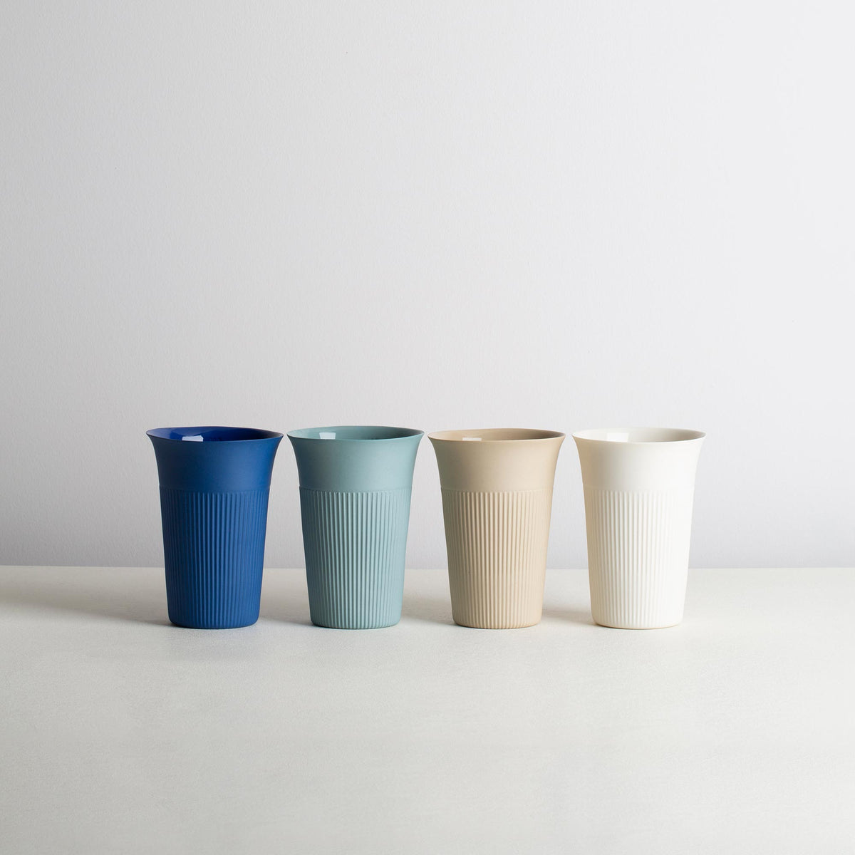 4'lü set muffin GALA - indigo - forest - beige - white
