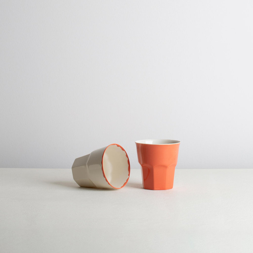 2'li set *midi* old but new - white/coral