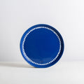 21 cm plate - indigo/white - necklace