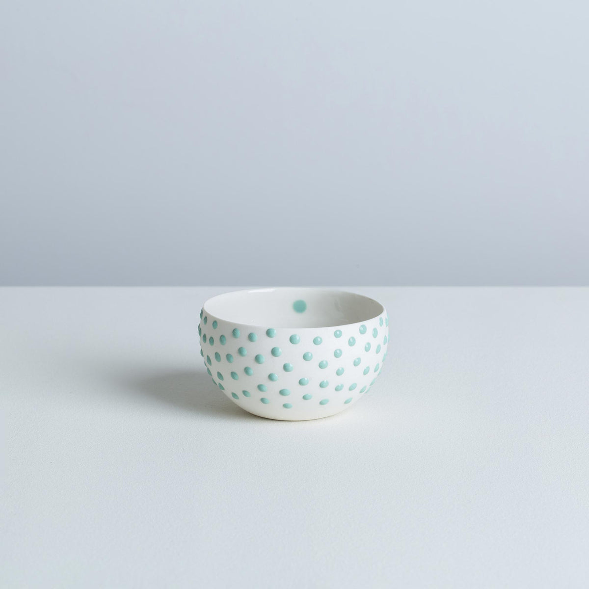 coconut Small - white/mint - dot