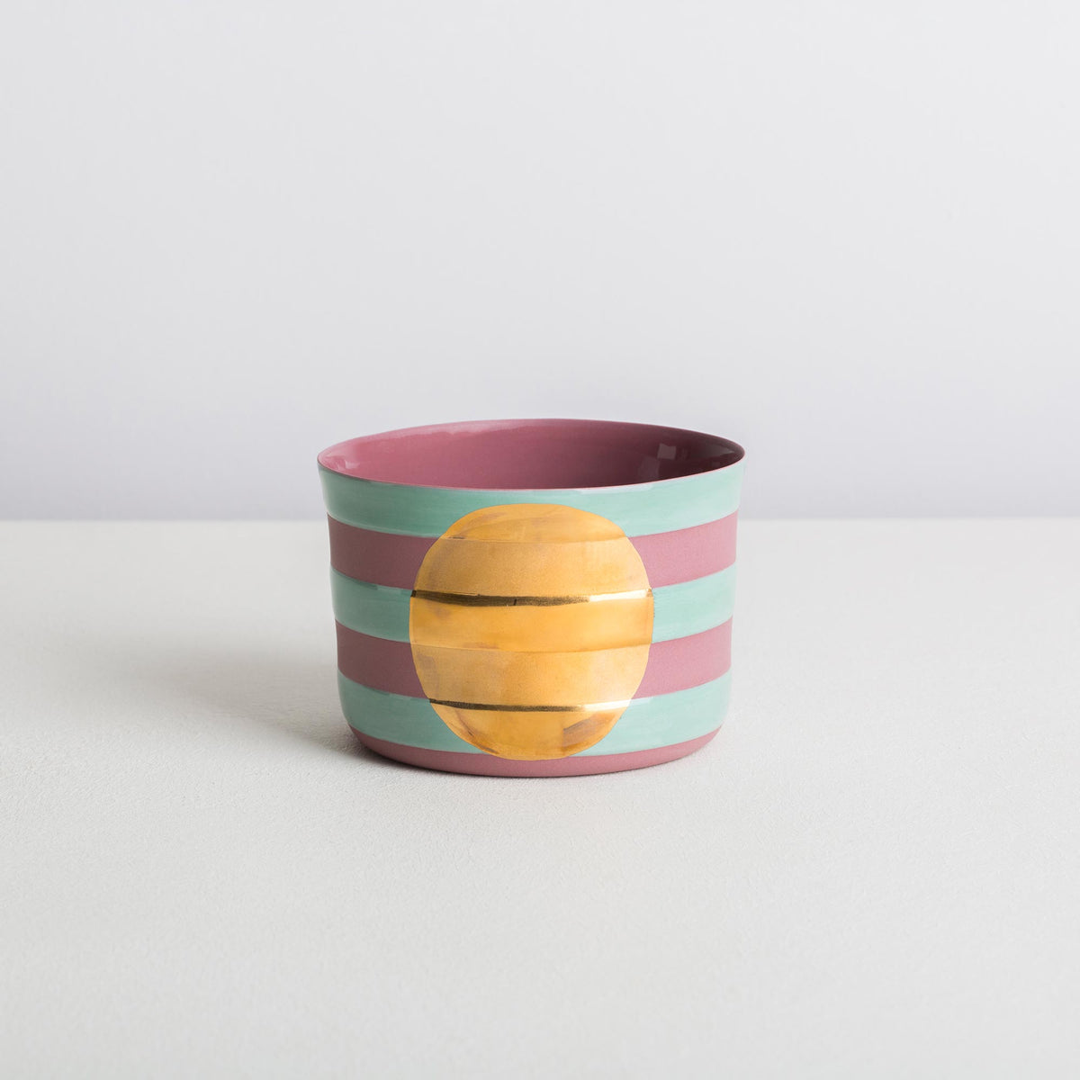classic M - dusty rose/mint/gold - horizontal