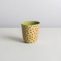 gong - lime/scarlet - dot