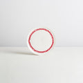 12 cm *mini* plate - white/carmen - necklace