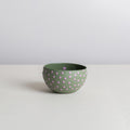 coconut Small - olive/lilac - dot