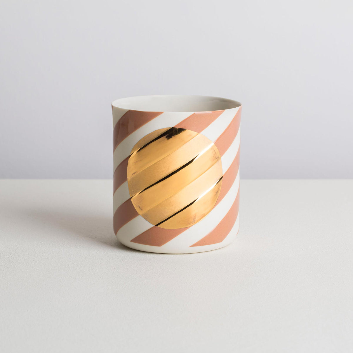 classic L - white/nude/gold - diagonal
