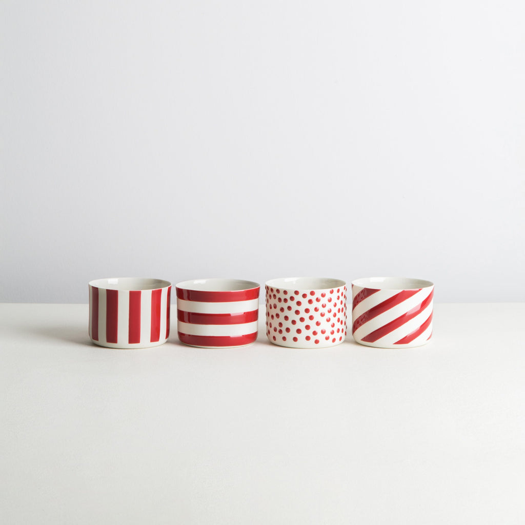 4'lü set classic M - white/carmen