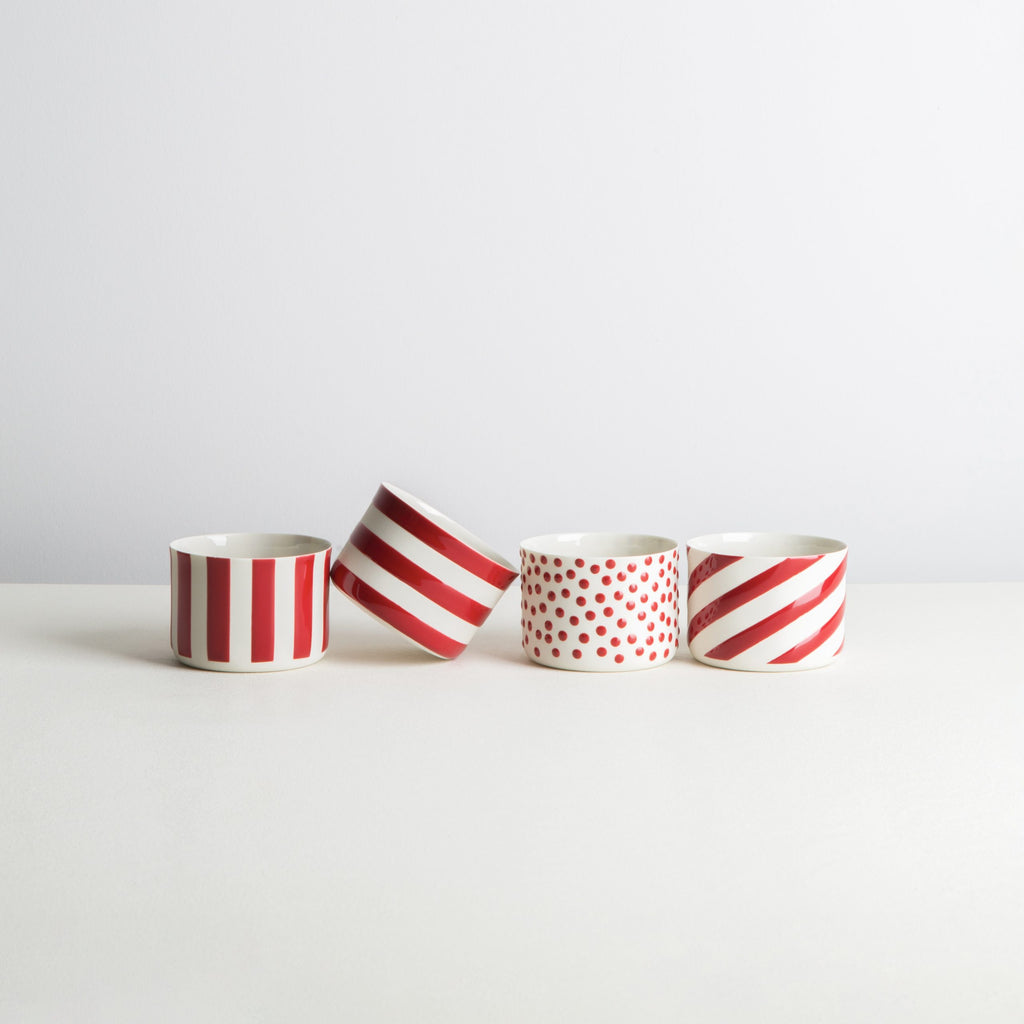 4'lü set classic M - white/carmen
