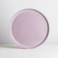 27 cm plate - porfir/white - necklace